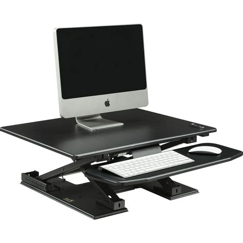 Lorell Sit-to-Stand Electric Desk Riser, Black - Walmart.com - Walmart.com