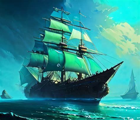 Fantasy Ship 3 - Kesaundra Wright - Digital Art, Vehicles ...