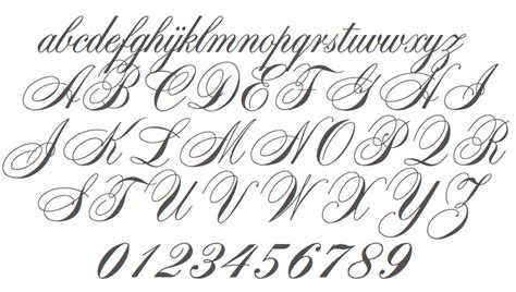 Spencerian Script typeface