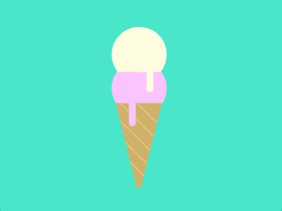 Ice Cream Gif Animation | Motion design animation, Animation design ...