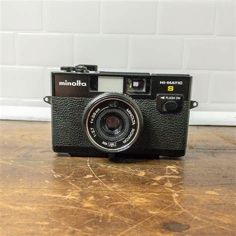 Minolta Hi-Matic S Film Camera with Rokkor Lens & Case | Heritage ...