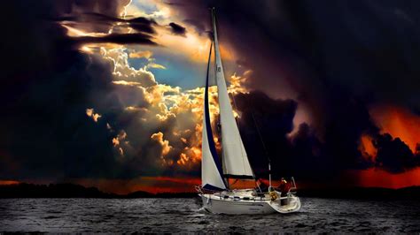 Sailboat Full HD Wallpaper and Background Image | 2560x1440 | ID:398867