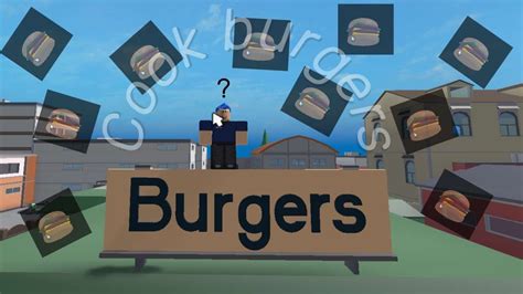 Making an even taller burger(Roblox cook burgers) - YouTube