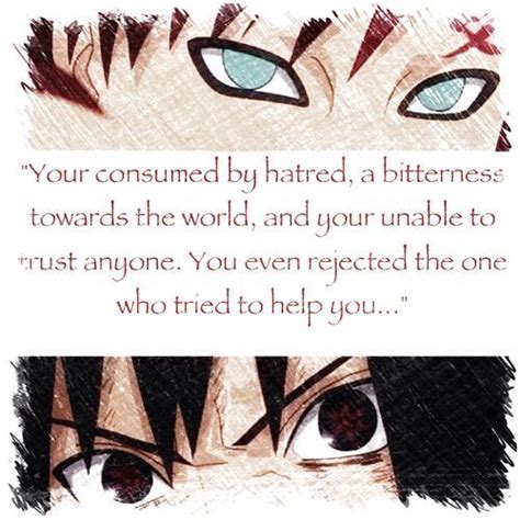 Gaara vs Sasuke || Naruto Shippuden || Anime Quote Sasuke, Naruto ...