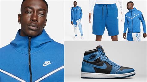 Nike Tech Fleece Dark Marina Blue Hoodie Pants Shorts Clothing