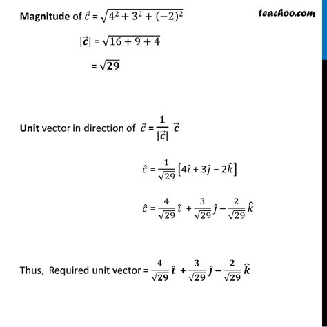 Example 8 - Find unit vector in direction of sum of vectors