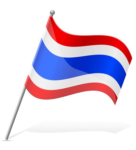 drapeau de la Thaïlande illustration vectorielle - Telecharger ...