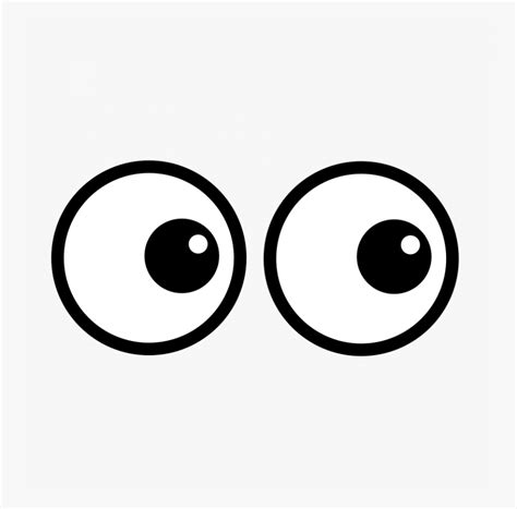 Cartoon Eyes Big Clip - Cartoon Googly Eye Png, Transparent Png - kindpng