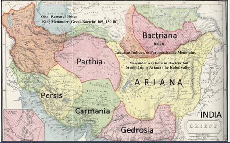 Okar Research: The Questions of King Menander .... Bactria, 150 BC