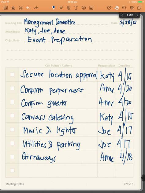 How to Take Effective Meeting Notes | Noteshelf Blog