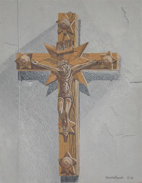 Holy Cross Painting by Edward Maldonado | Fine Art America