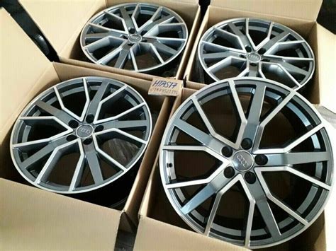 HTRS6G* NEW 20" INCH ALLOY WHEELS ALLOYS AUDI A3 A4 A5 A6 A7 A8 S4 S5 ...