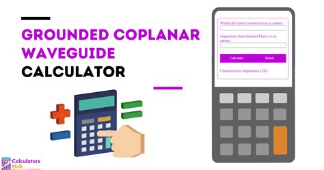 Grounded Coplanar Waveguide Calculator Online