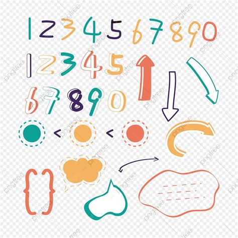 Math Symbols Vector Art PNG, Colorful Line Math Symbol Infographic ...