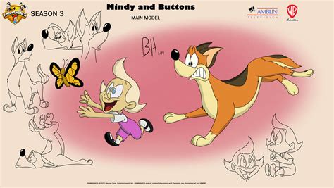 Mindy and Buttons (Animaniacs 2020 Season 3) Main Model Characters 2022 ...