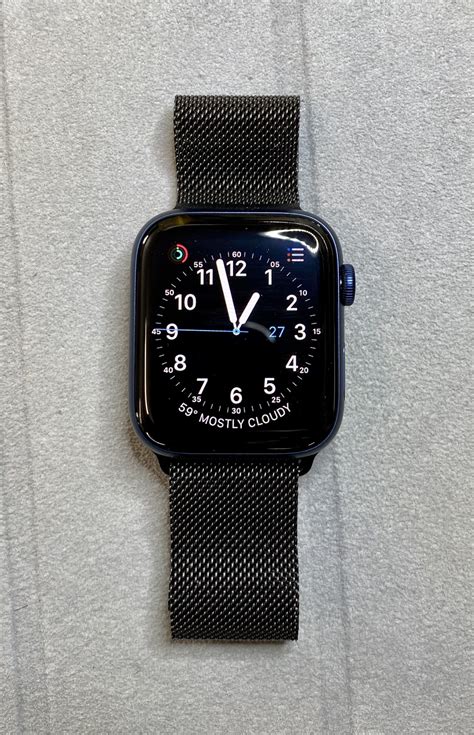 Apple Watch 6 blue with black strap | MacRumors Forums