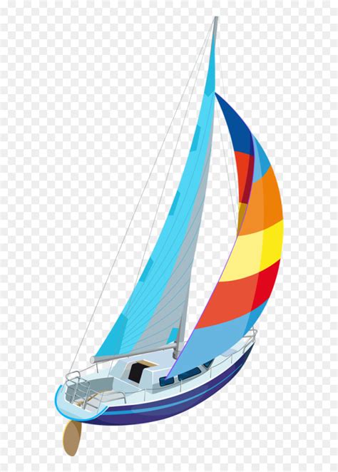 Sailboat Clip Art And - Transparent Background Sail Boats Clipart, HD ...