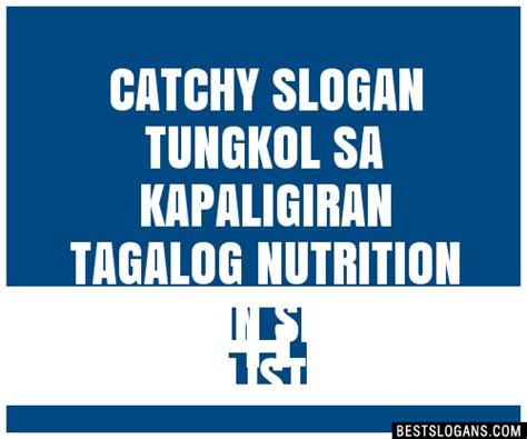 100+ Catchy Tungkol Sa Kapaligiran Tagalog Nutrition Aanihin Slogans ...