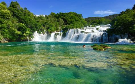 Waterfall Krka National Park Croatia Wallpapers - Wallpaper Cave