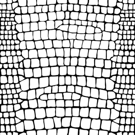 Alligator Skin Texture Drawing