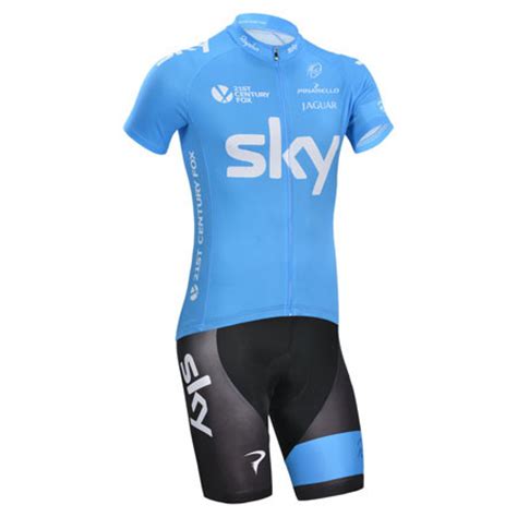 2014 Team SKY Bike Apparel Cycle Jersey and Shorts Blue | Procycleclothing