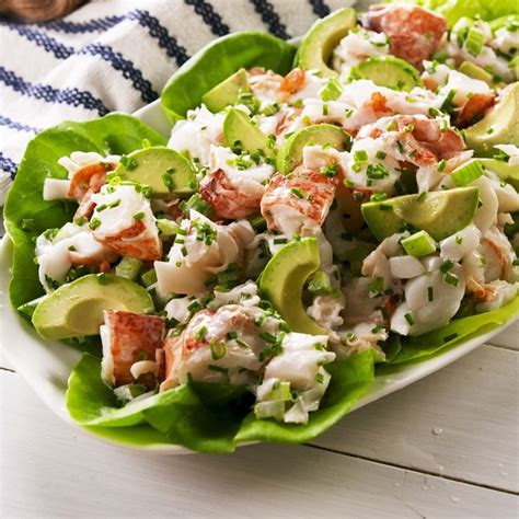 Langostino Lobster Salad with Lemon-Ghee Dressing - Recipe Library ...