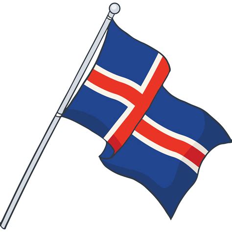 bandera de islandia 23435137 PNG