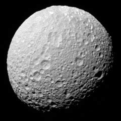 Mimas, moon of Saturn - The Solar System on Sea and Sky