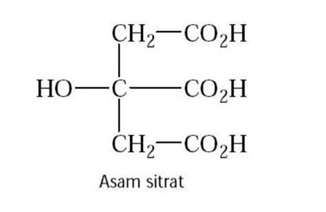 Rumus Asam Sitrat : Pengertian, Senyawa, Fungsi Dan Gambar