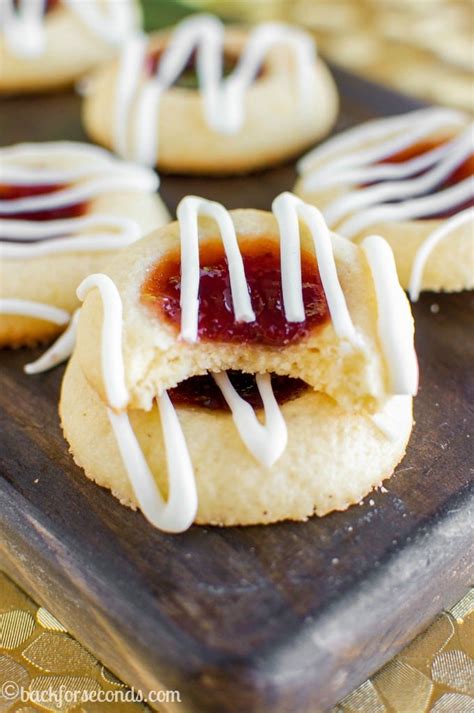 Cornmeal Thumbprint Sugar Cookies with Strawberry Jalapeño Jam - Back ...