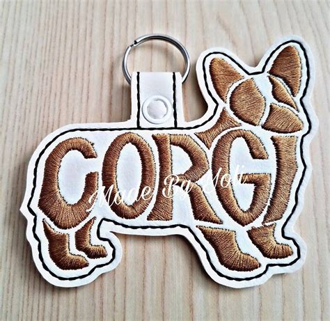 Corgi Keychain