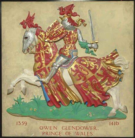 Owen Glendower, Prince of Wales from designs by Gerald Cobb by Gilbert ...