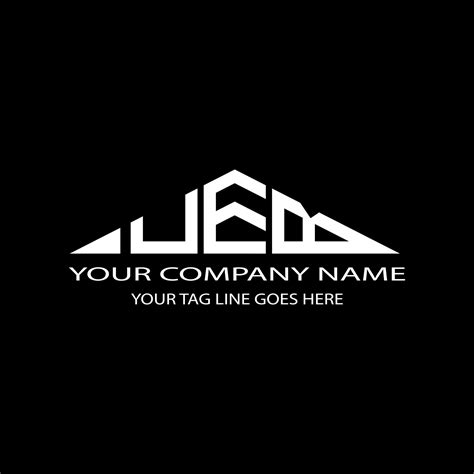 UEB letter logo creative design with vector graphic 8465142 Vector Art ...