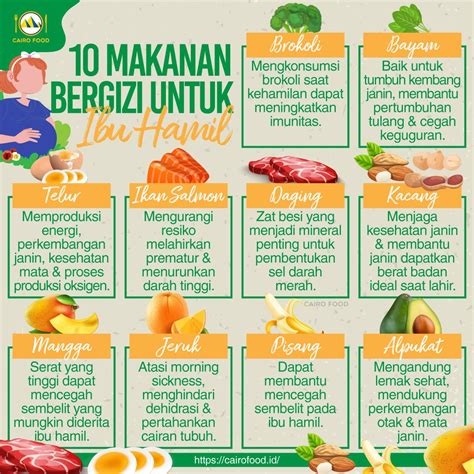 makanan berkhasiat untuk ibu hamil