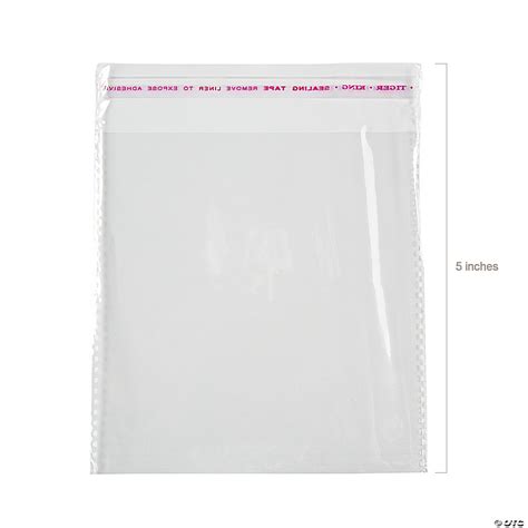 5" x 5" Bulk Clear Plastic Cookie Bags - 144 Pc. | Oriental Trading