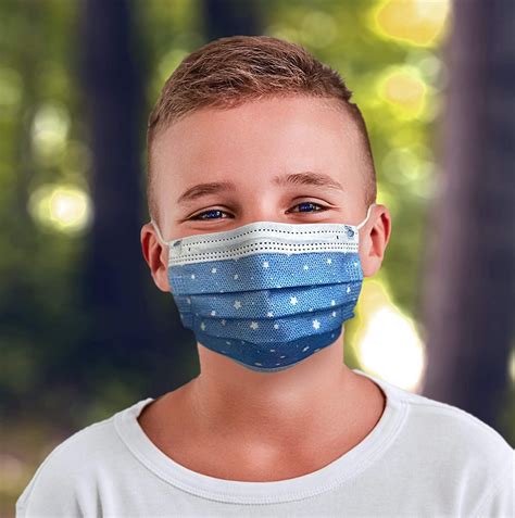 25 Pack EZ Breezy Kids Disposable Face Masks - Perfect Size for Childr ...