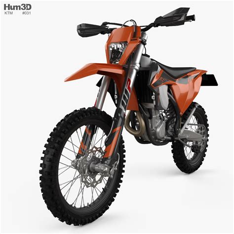 KTM 450 EXC-F 2020 3D model - Vehicles on Hum3D