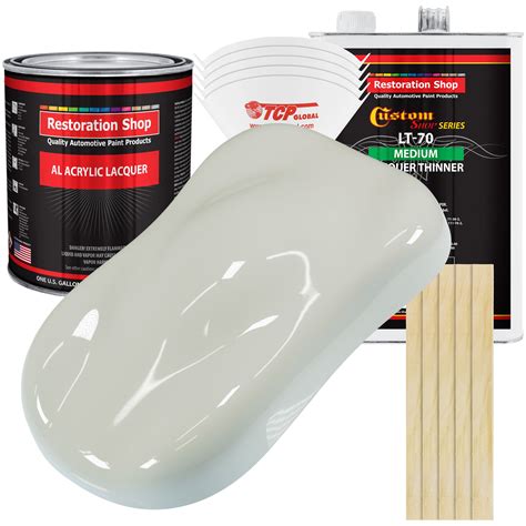 Restoration Shop - Arctic White Acrylic Lacquer Auto Paint - Complete ...