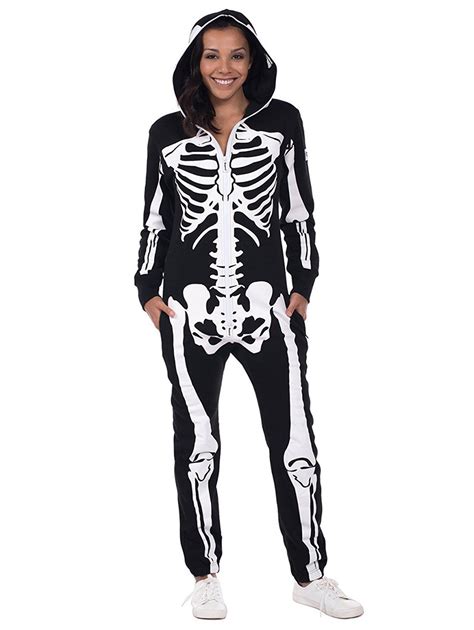 Tipsy Elves Halloween Skeleton Costume for Women - Comfy Easy Adult ...