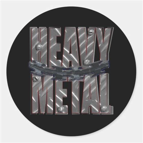 heavy metal sticker | Zazzle