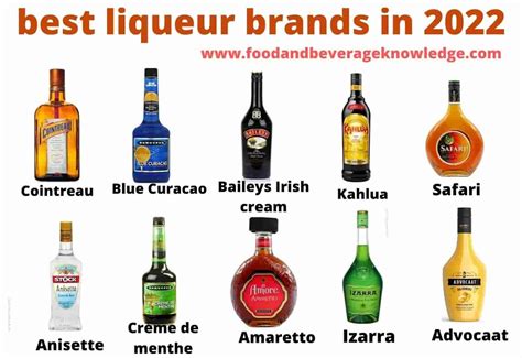 55 best liqueur brands list in 2021 with country, base, and flavour ...