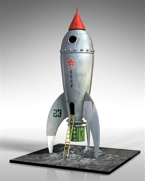 Francois Veraart on Behance | Toy rocket, Vintage spaceship, Retro rocket