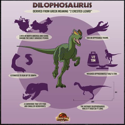 Dilophosaurus “venenifer” (*) (S/F) / (S/F-T/G) – Jurassic-Pedia