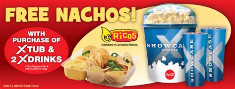 Showcase Free Nachos - Movie Theater Prices