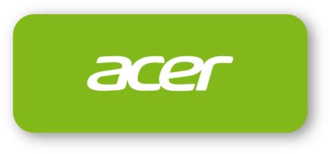 Acer company logo with realistic shadow. Popular computer and laptop ...