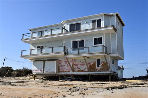 Beach Home Damage By Hurricane Free Stock Photo - Public Domain Pictures