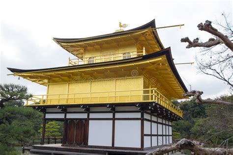 Kinkakuji or Golden Temple in Winter, Kyoto, Japan Stock Image - Image ...