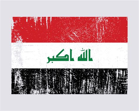 Iraq flag vector 10832132 Vector Art at Vecteezy