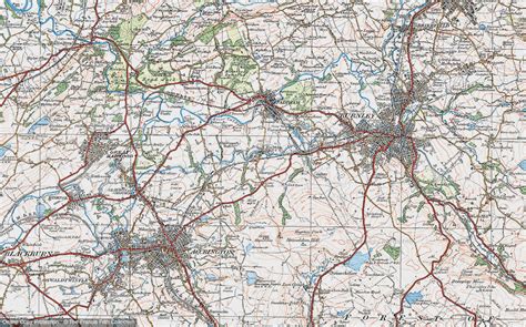 Old Maps of Hapton, Lancashire - Francis Frith