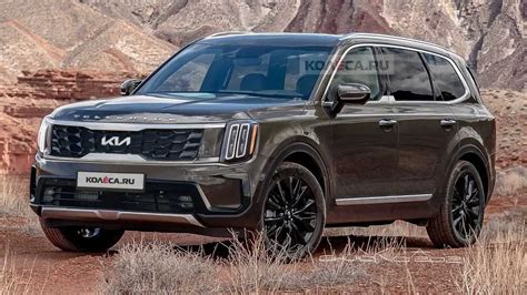 2023 Kia Telluride Facelift Rendered After Spy Video Emerges